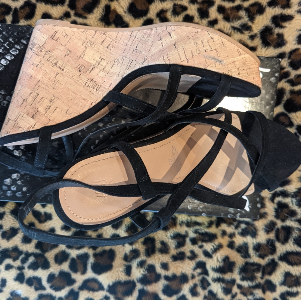 Wedge Strapped Heels